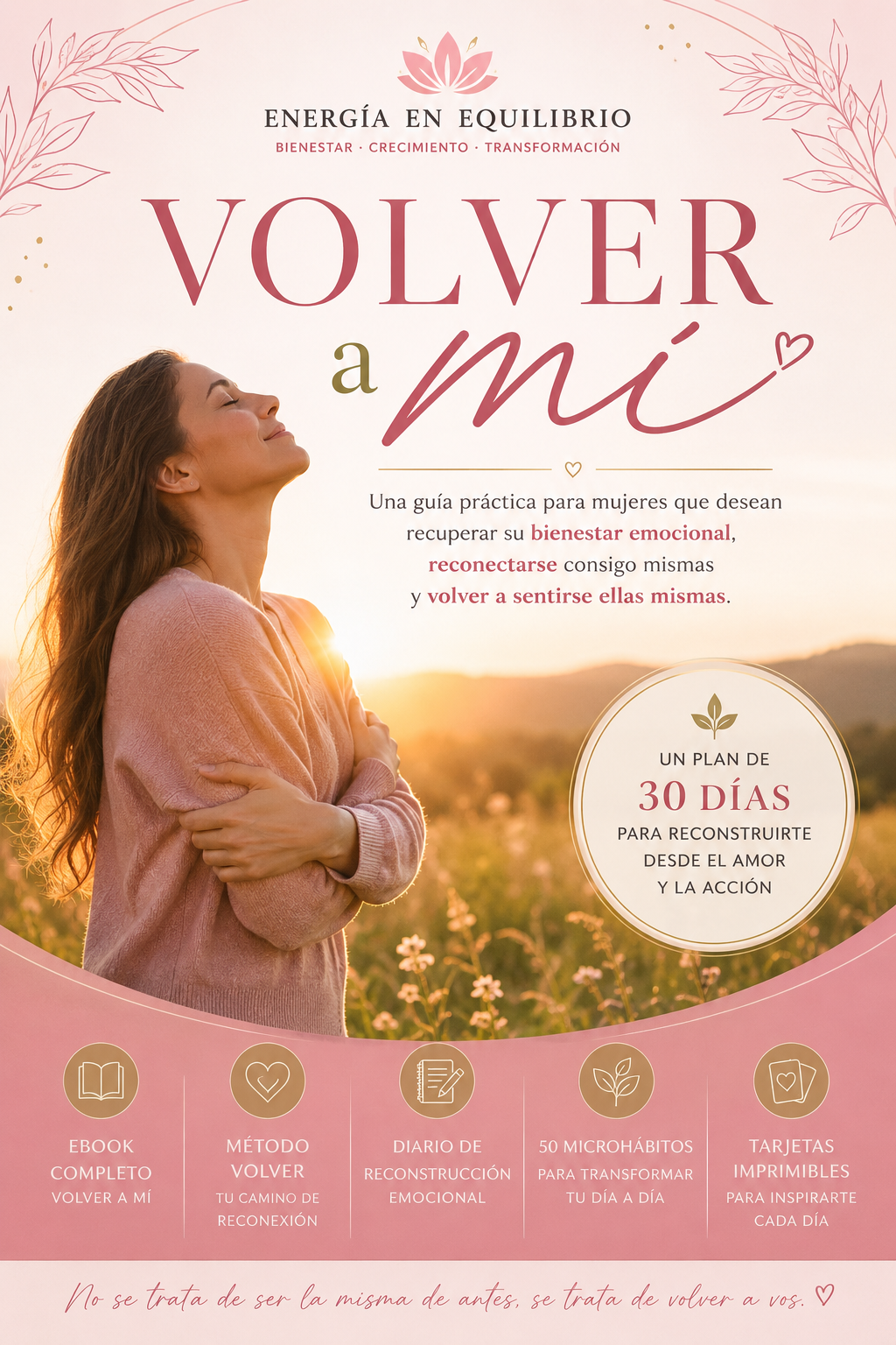 Volver a Mí: La guía práctica para reconstruirte emocionalmente y volver a sentirte vos misma
